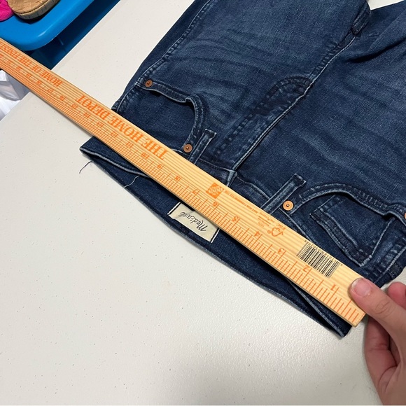 Madewell Mid-Rise Stovepipe Jeans Dahill Wash Dark 26 M1 - Picture 10 of 10